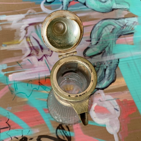 VINTAGE ITALIAN crystal liquid pitcher decanter - Picture 3 of 8